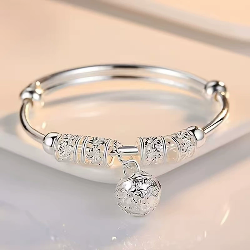 Titanium Steel Bell Bangle Bracelet