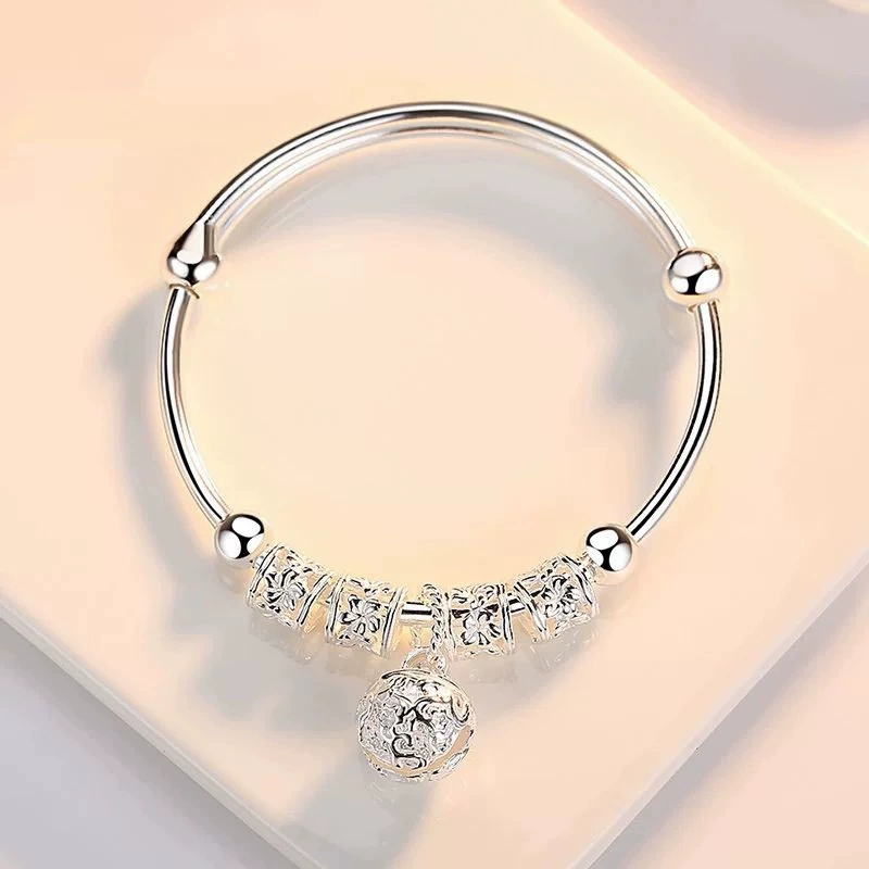 Titanium Steel Bell Bangle Bracelet