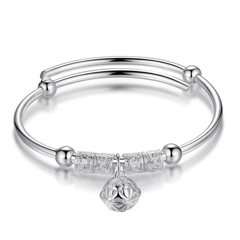 Titanium Steel Bell Bangle Bracelet