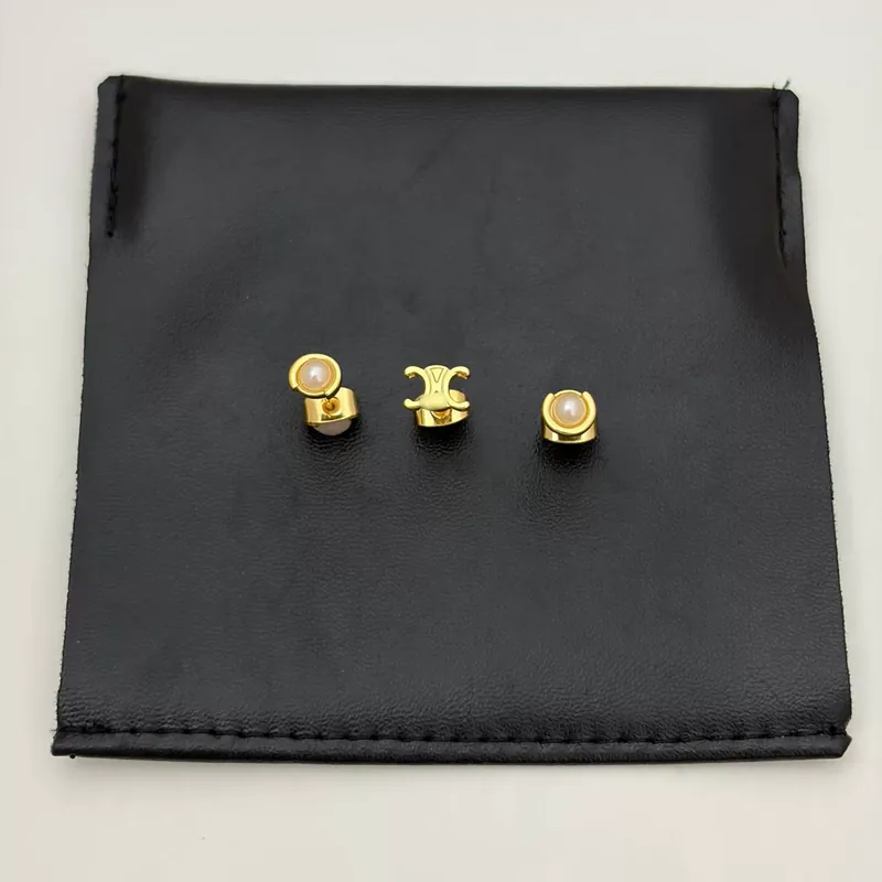 Pearl Arc de Triomphe Stud Earrings Set