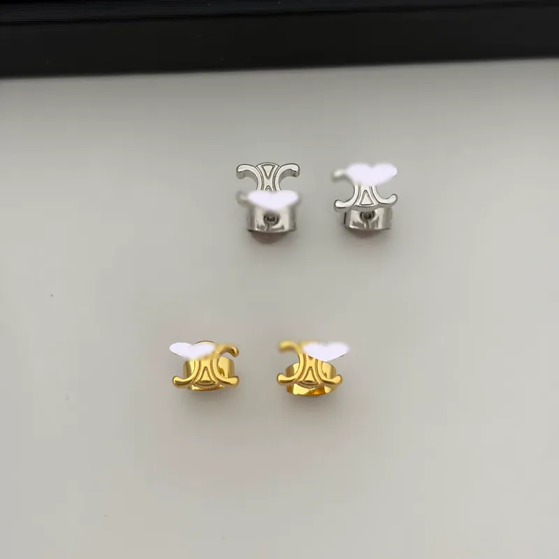 Metal Arc de Triomphe Mini Stud Earrings
