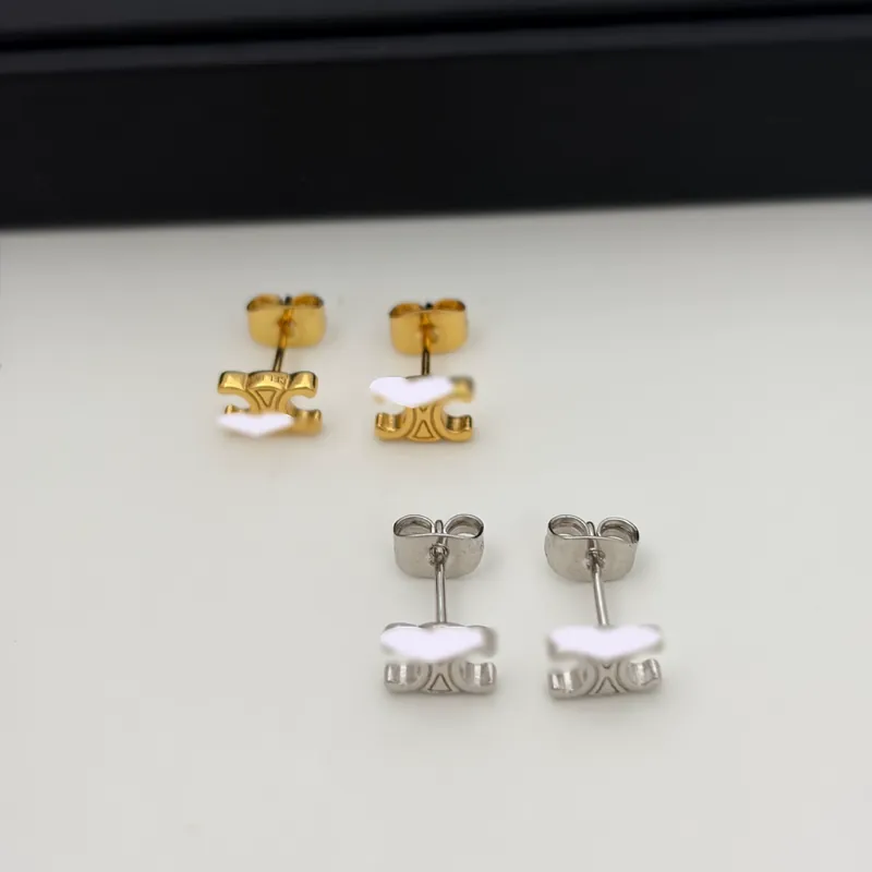 Metal Arc de Triomphe Mini Stud Earrings