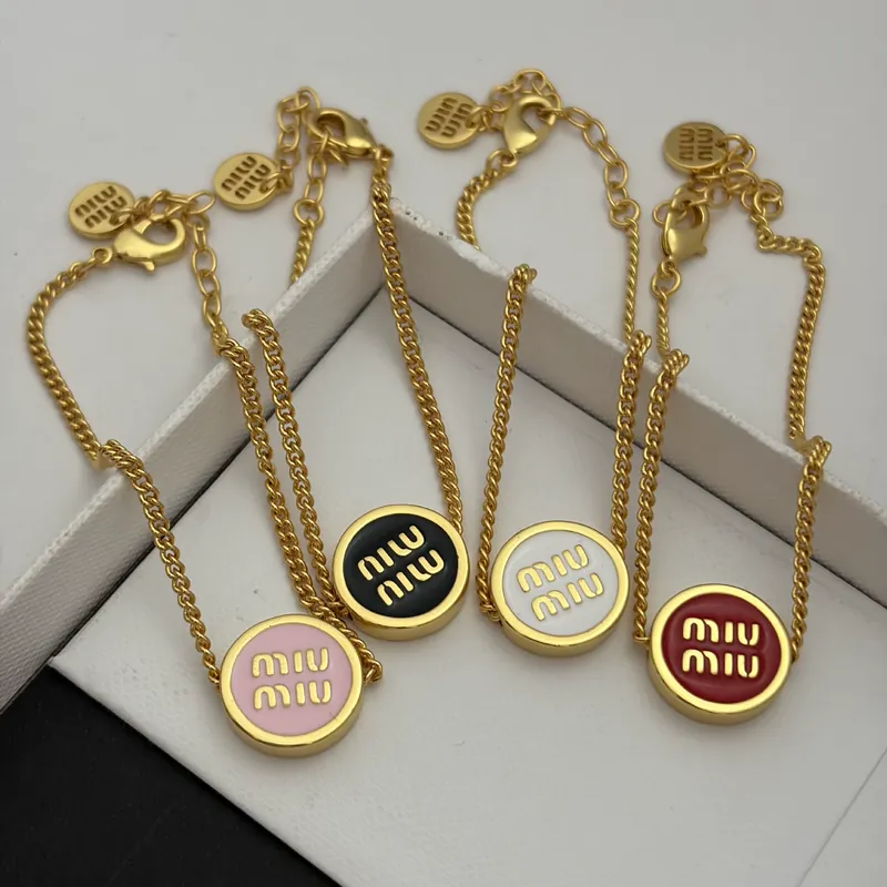 Enamel M Letter Round Bangle