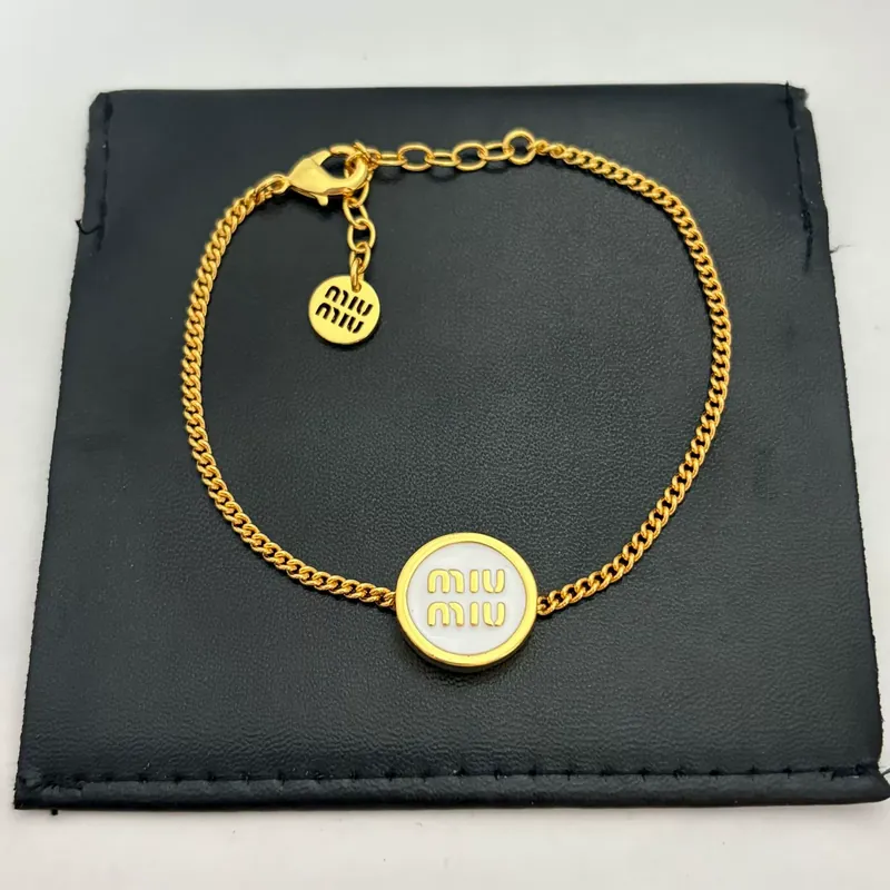 Enamel M Letter Round Bangle
