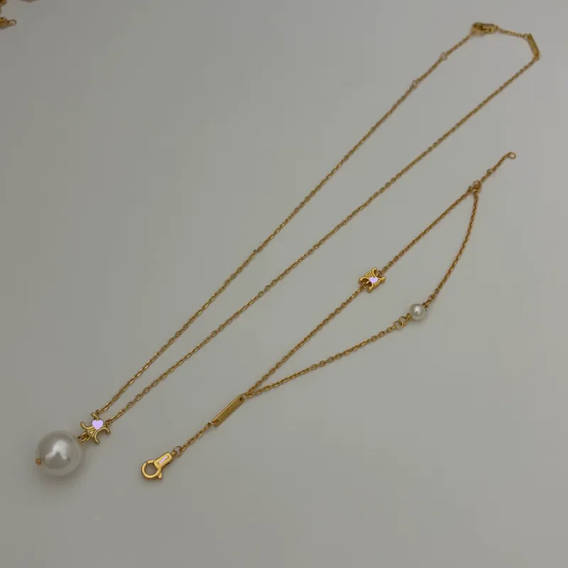 Pearl Arc de Triomphe Pendant Necklace