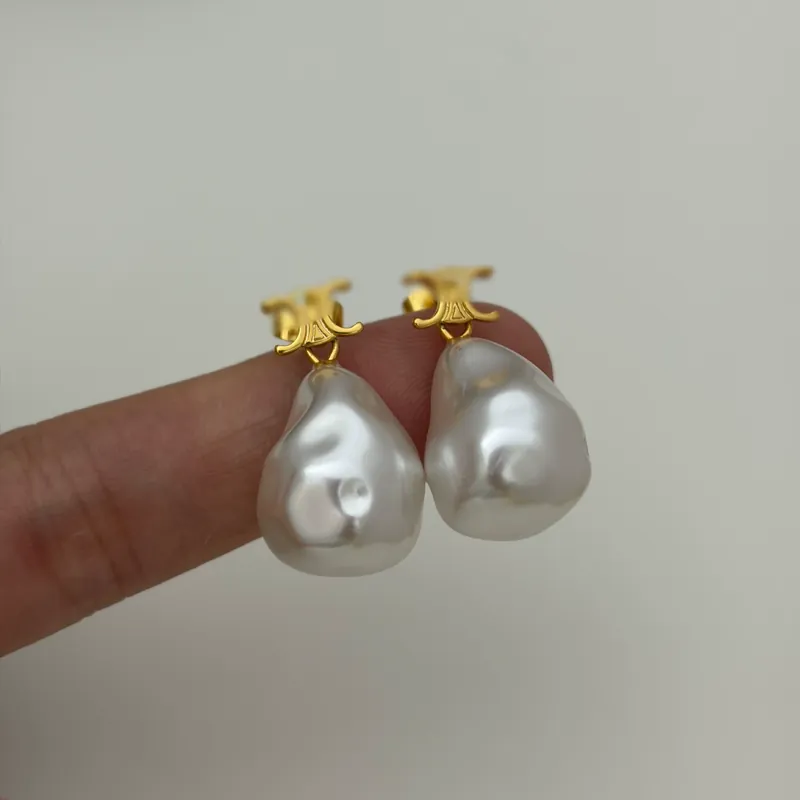 Pearl Baroque Drop Earrings