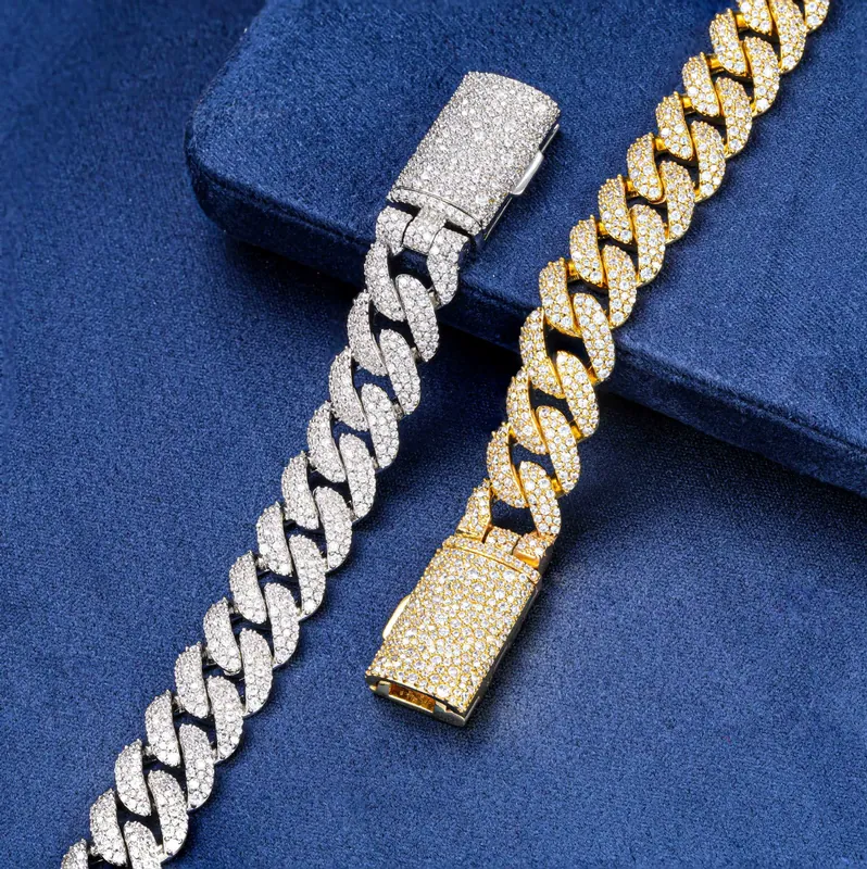 Copper Zircon Bubble Cuban Bracelet