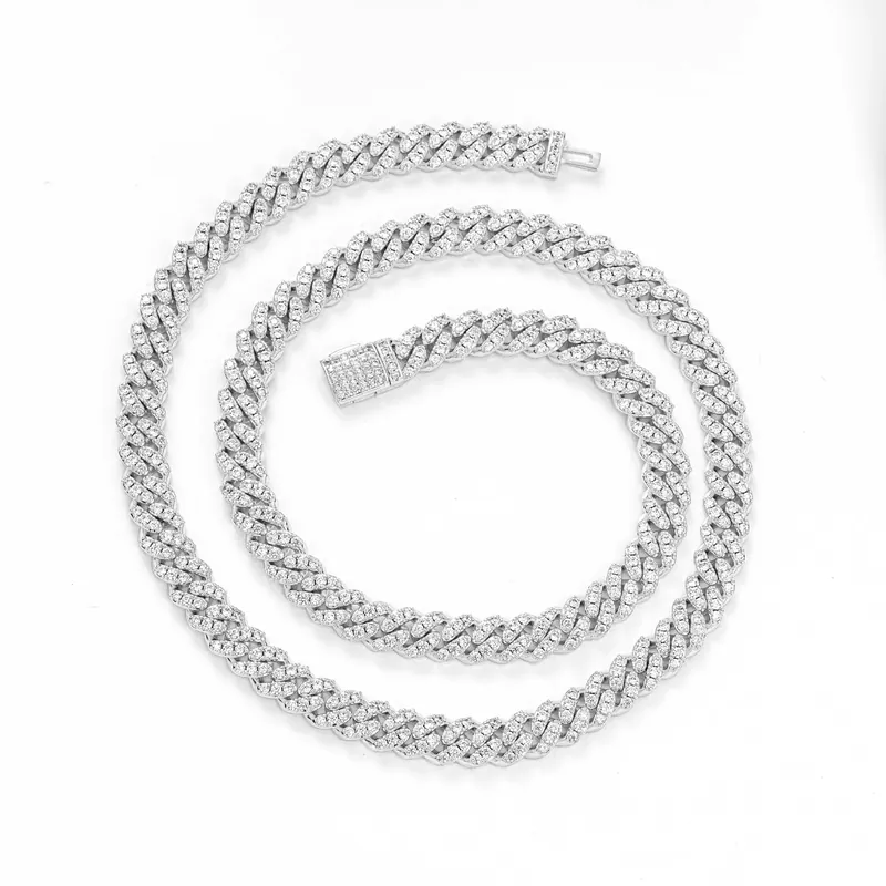 Collier ras-du-cou cubaine en cuivre zircon