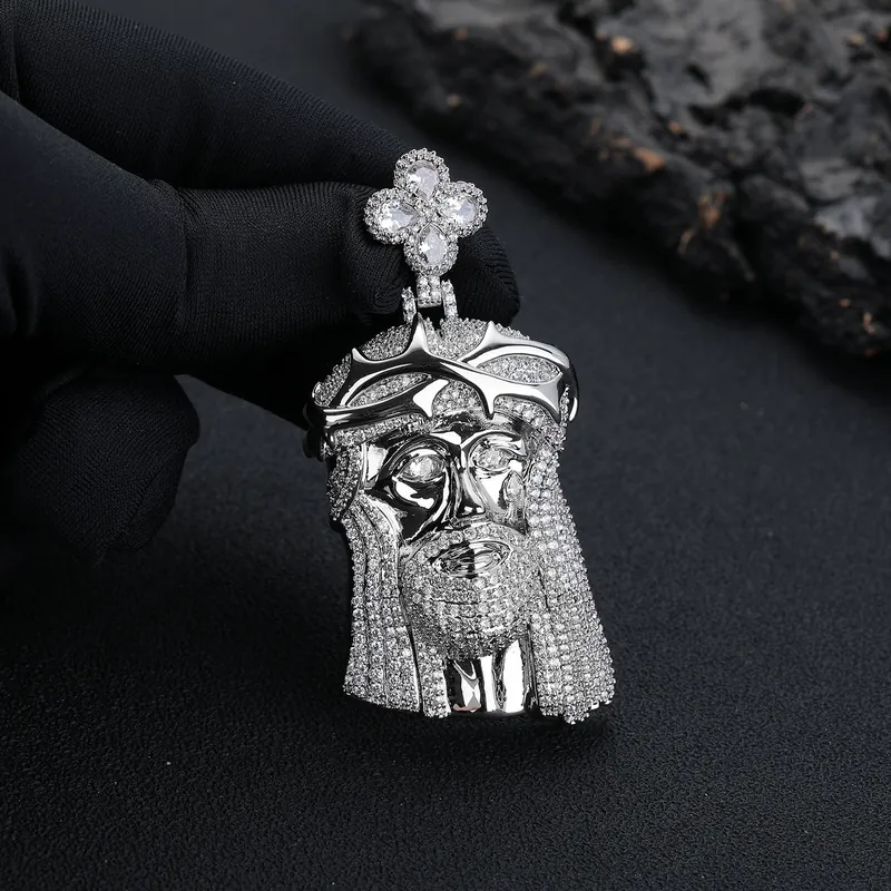 Copper Zircon Thorn Portrait Pendant