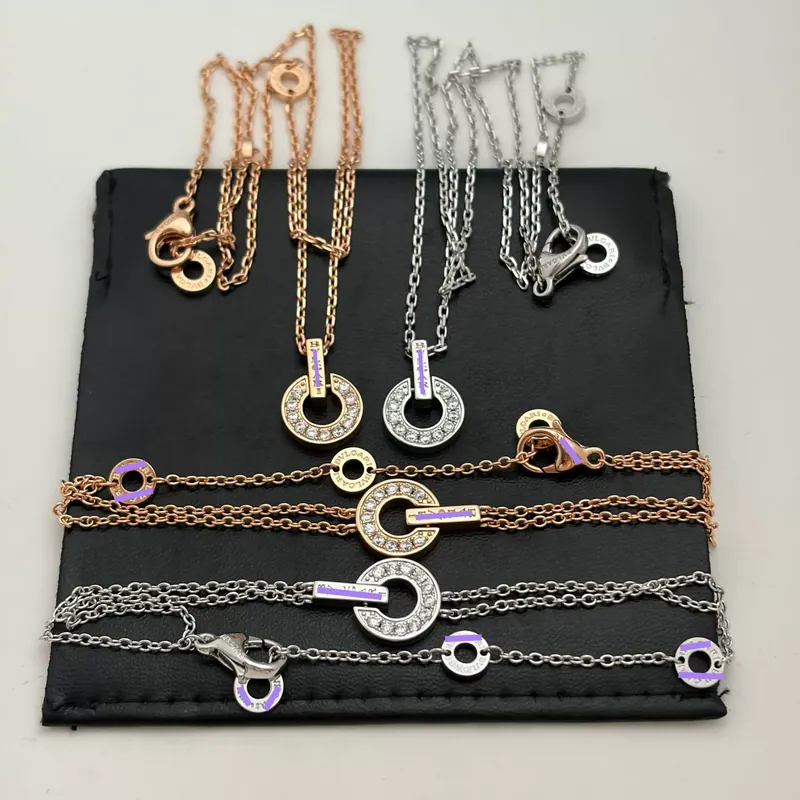 Zircon Coin Pendant Necklace Charm