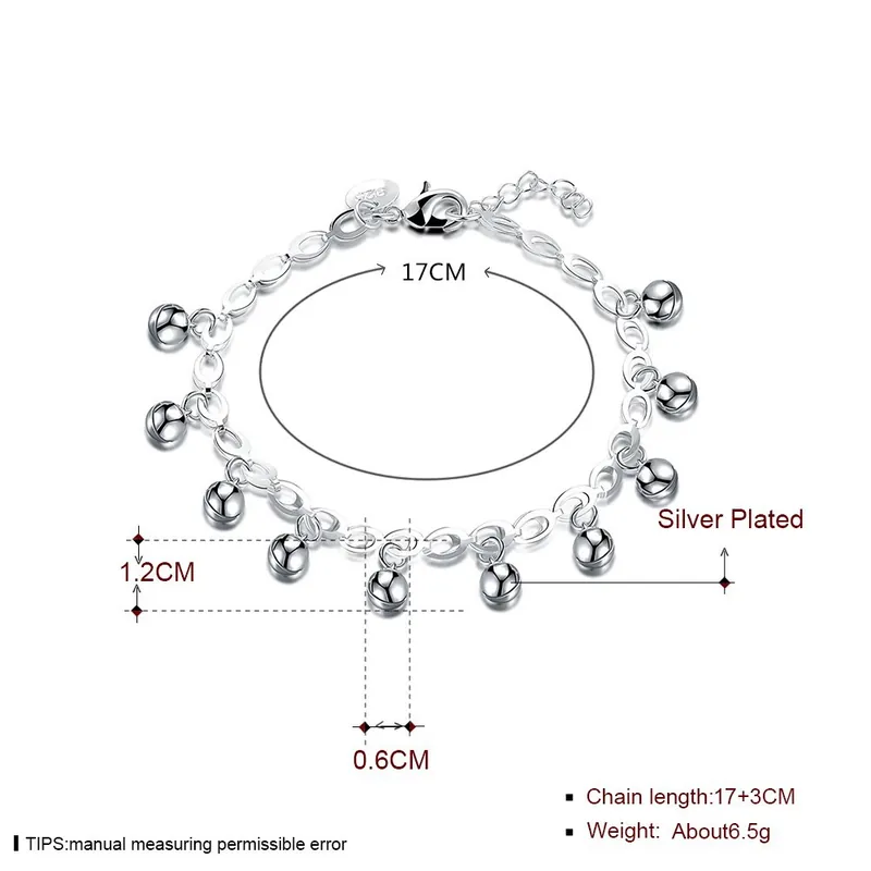 Stainless Steel Bell Bracelet