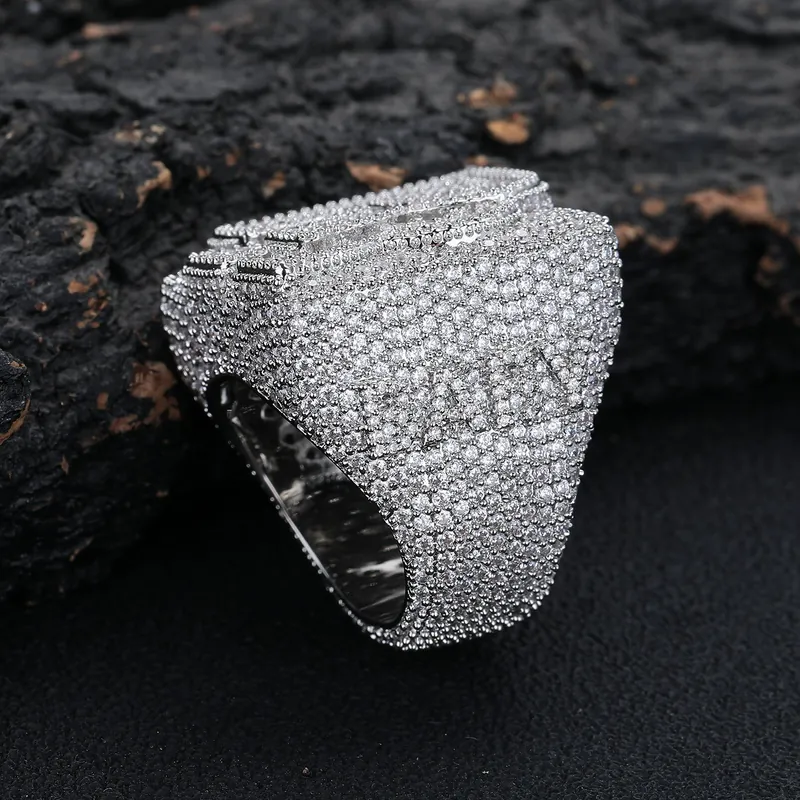 Copper Zircon Letter R Ring