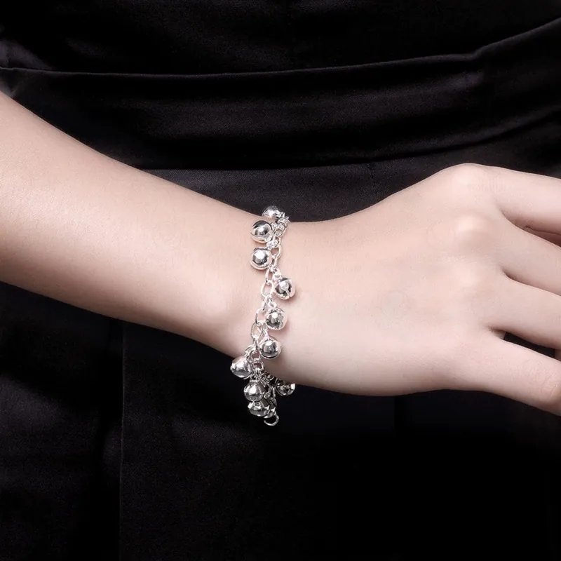 Stainless Steel Fourteen Bell Bracelet