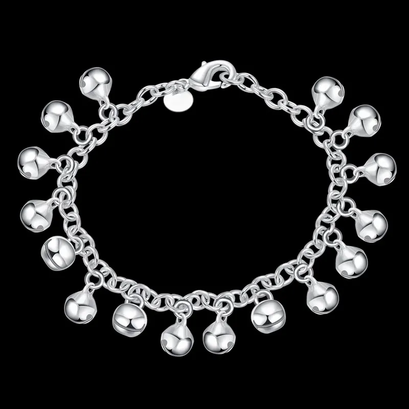 Stainless Steel Fourteen Bell Bracelet