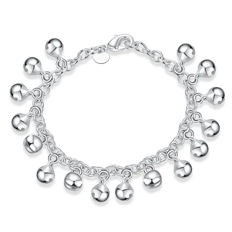 Stainless Steel Fourteen Bell Bracelet