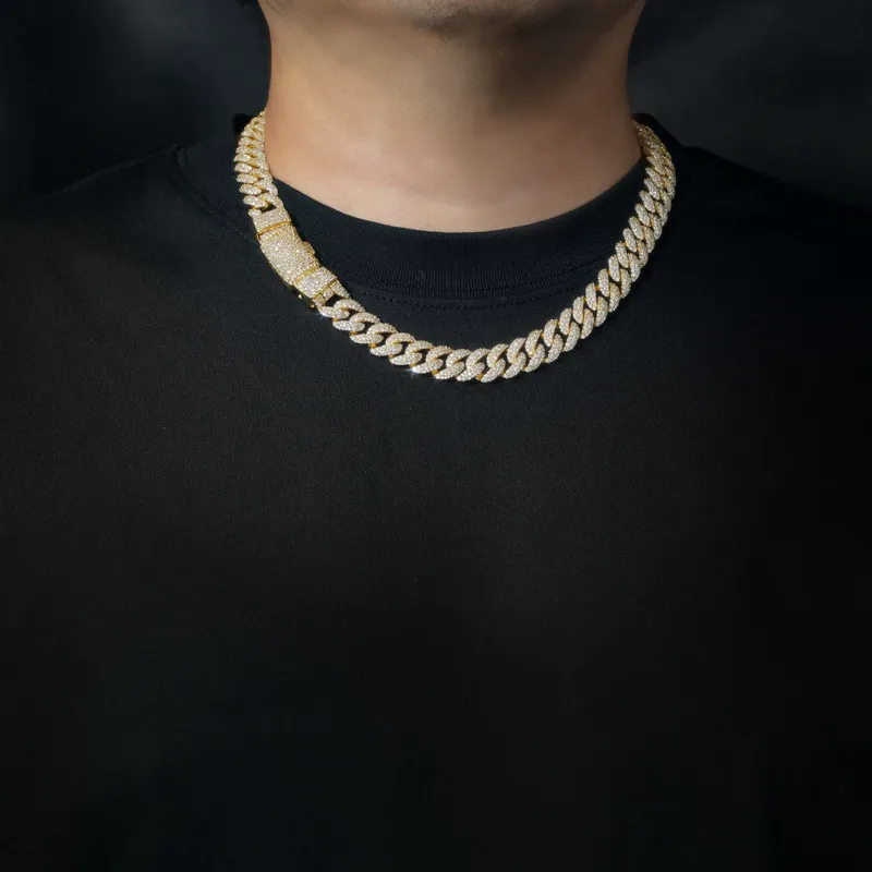 Copper Zircon Triple Cuban Chain