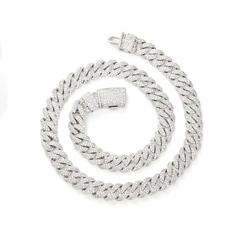 Copper Zircon Triple Cuban Chain