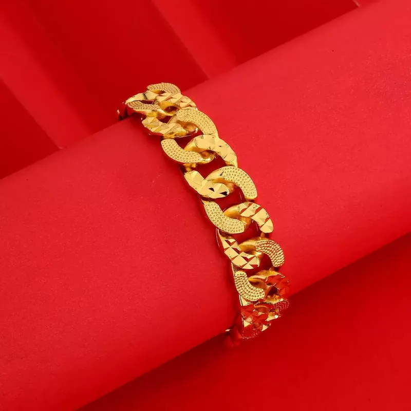 Gold Plated Cuban Chain Bracelet