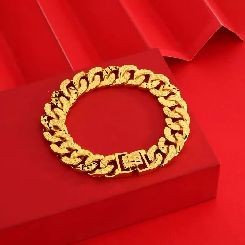 Gold Plated Cuban Chain Bracelet