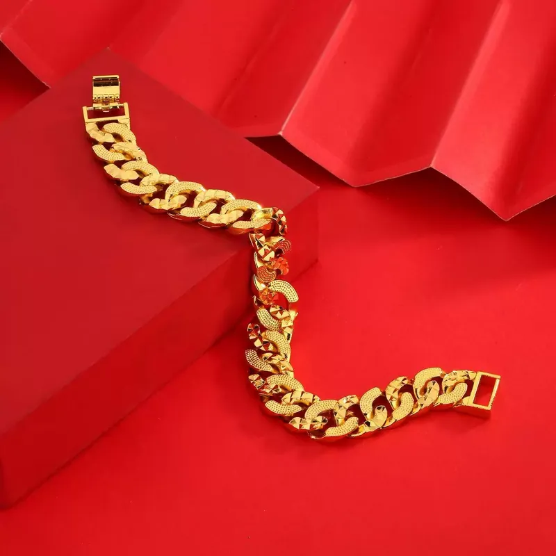 Gold Plated Cuban Chain Bracelet