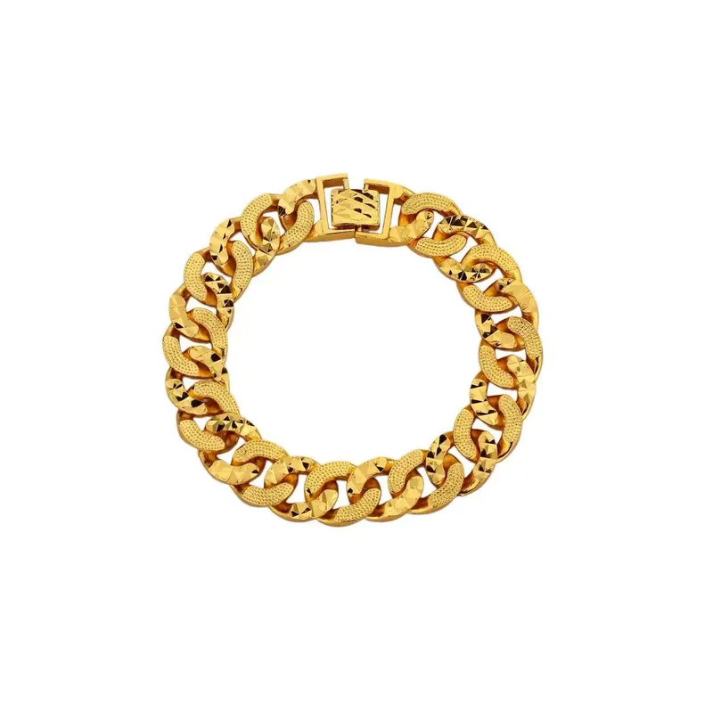 Gold Plated Cuban Chain Bracelet