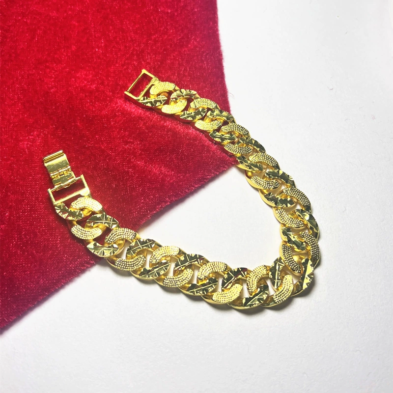 Gold Plated Cuban Chain Bracelet