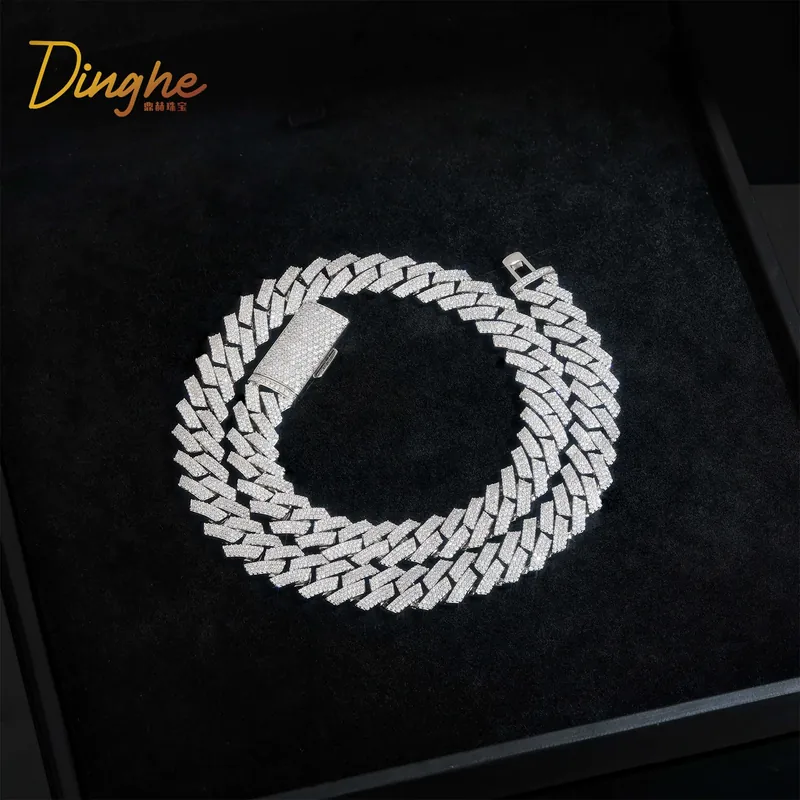 Copper Zircon Diamond Cuban Chain