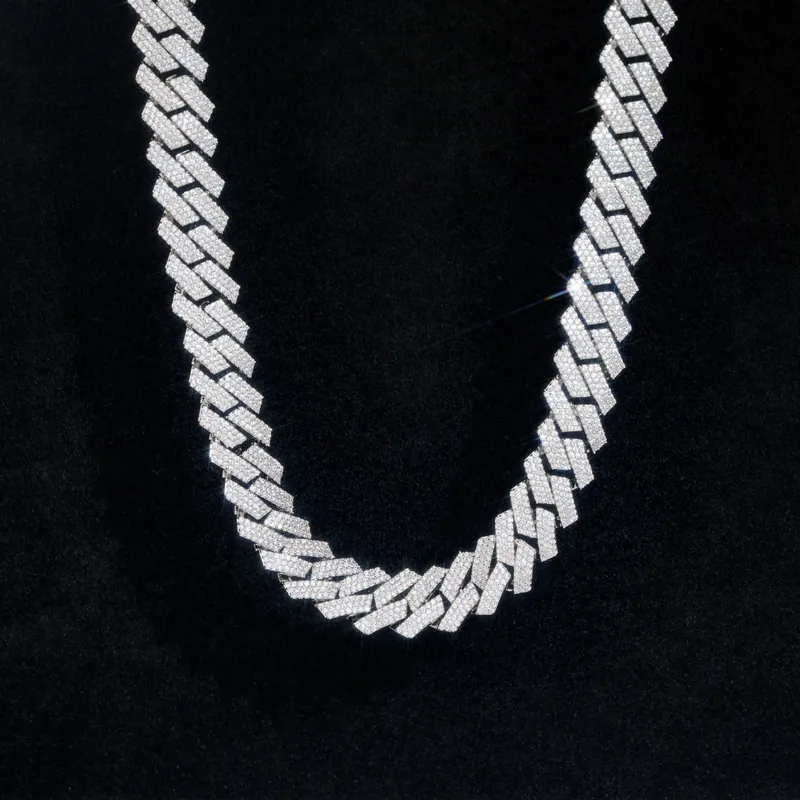 Copper Zircon Diamond Cuban Chain