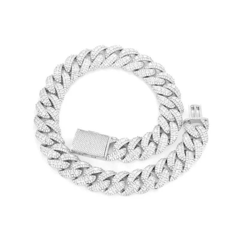 Kupfer Zirkonia Blase Kubanische Kette