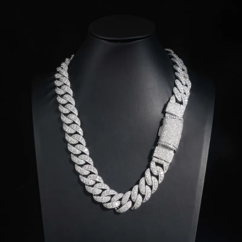Copper Zircon Bubble Cuban Chain