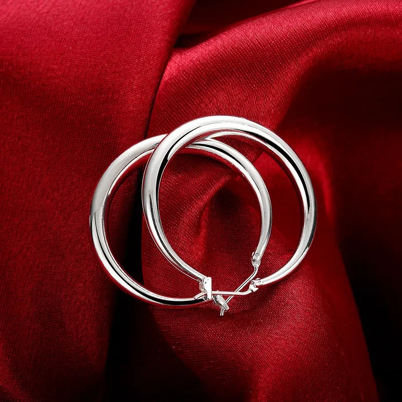 Stainless Steel Circle Earrings