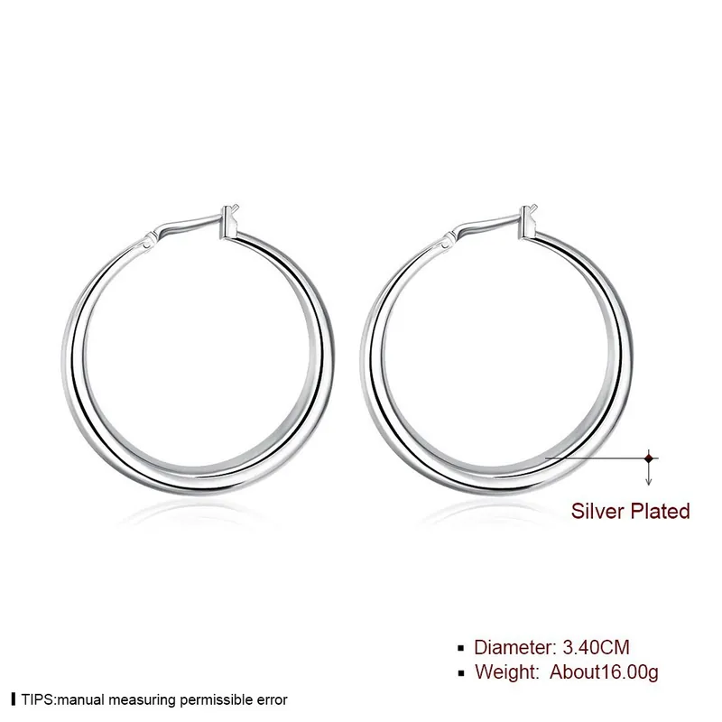 Stainless Steel Circle Earrings