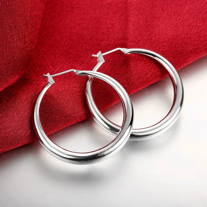 Stainless Steel Circle Earrings