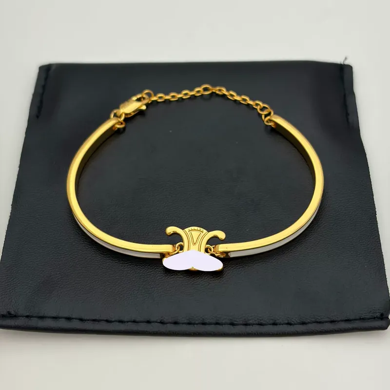 Emaille Arc de Triomphe Halb Armreif
