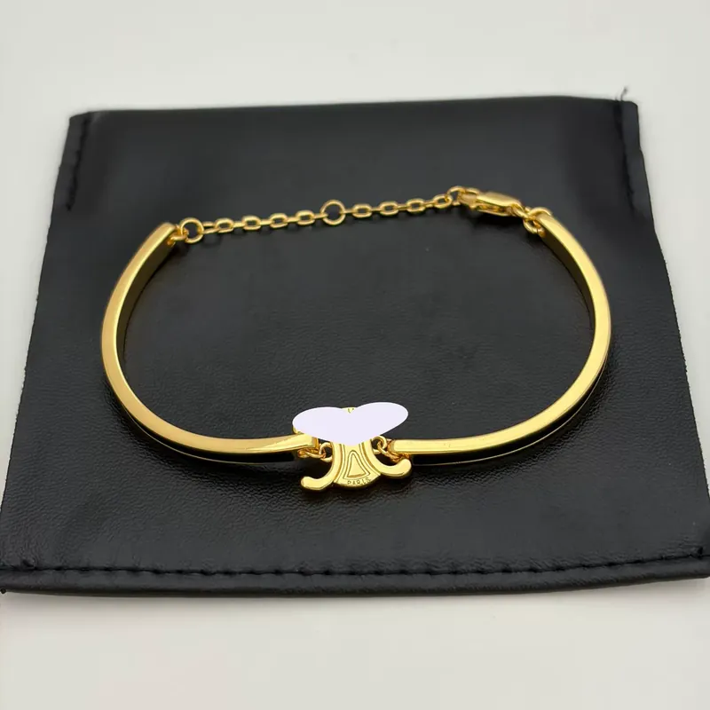 Emaille Arc de Triomphe Halb Armreif
