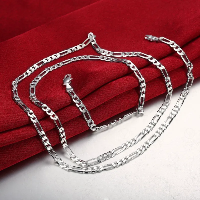 Silver Plated 6mm Side Chain Necklace