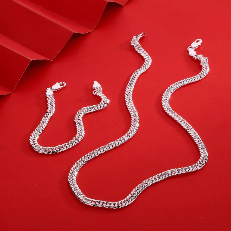 Silver Plated 6mm Hip-Hop Bracelet