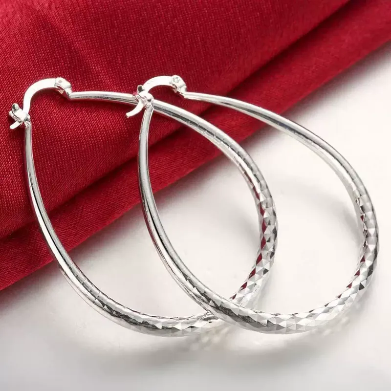 Stainless Steel Star Circle Earrings