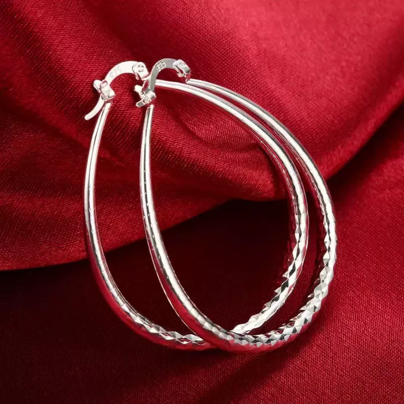 Stainless Steel Star Circle Earrings