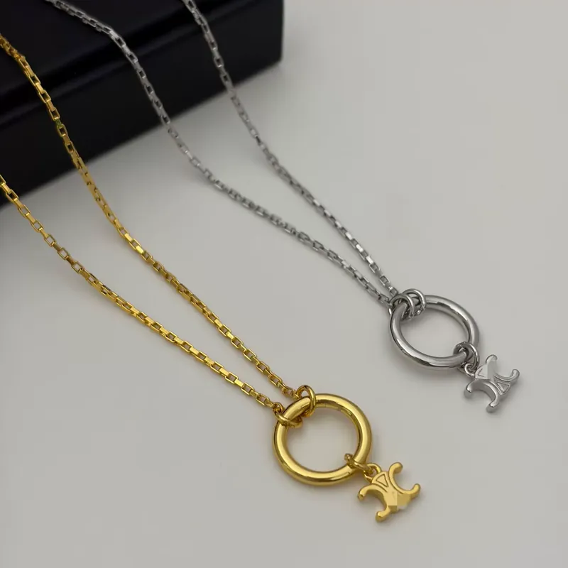 Titanium Steel Arc de Triomphe Pendant Necklace