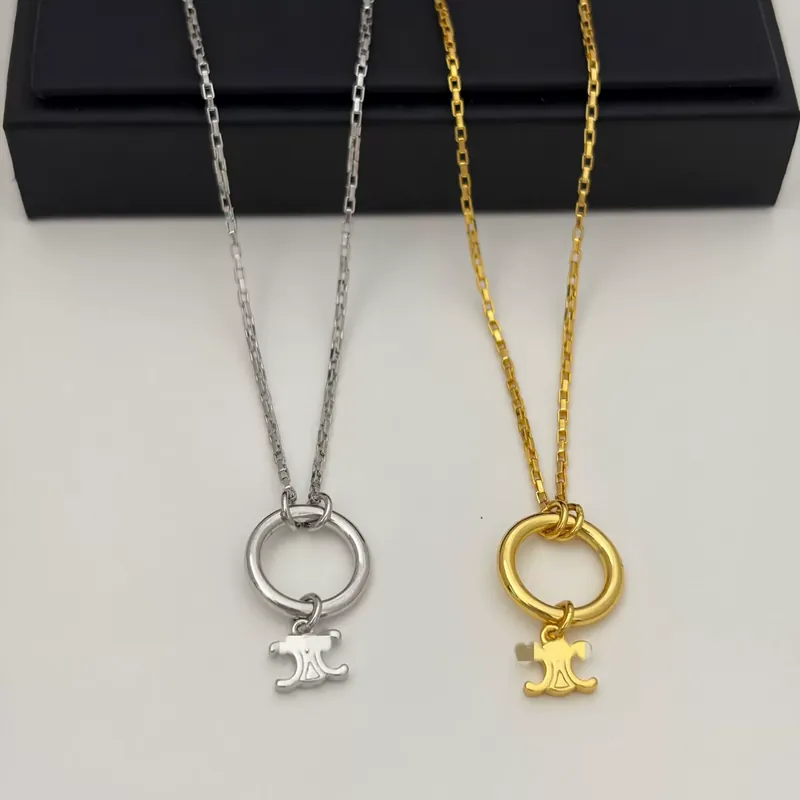 Titanium Steel Arc de Triomphe Pendant Necklace