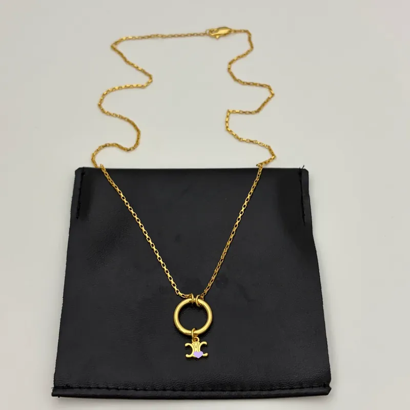Titanium Steel Arc de Triomphe Pendant Necklace