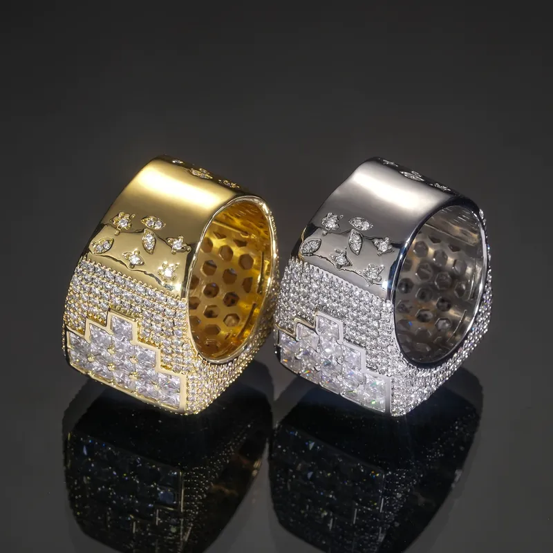 Copper Moissanite Square Ring