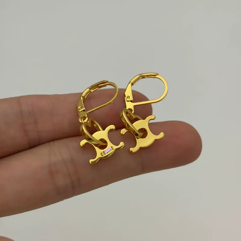 Titanium Steel Heart Logo Earrings