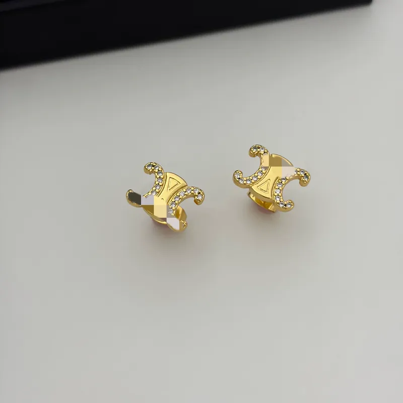 Zircon Arc de Triomphe Stud Earrings