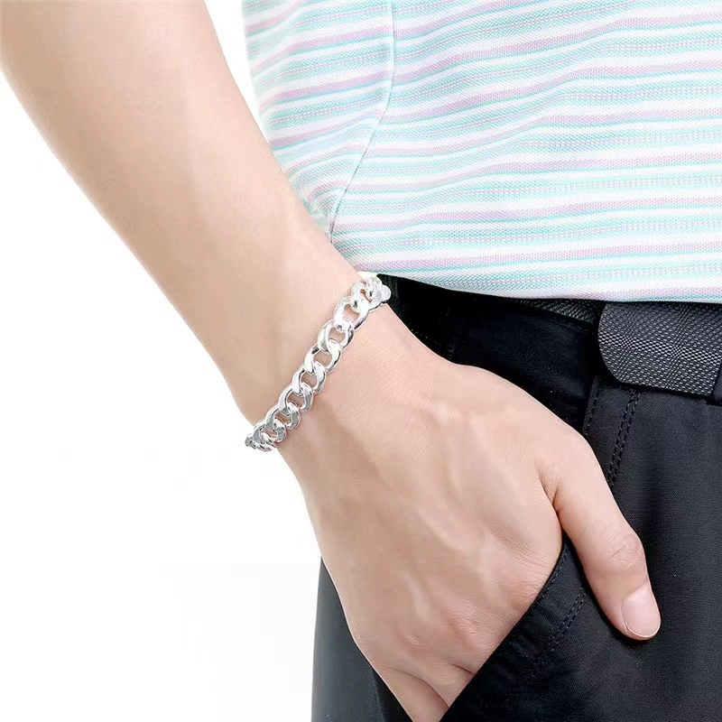 Stainless Steel Cuban Chain Bracelet