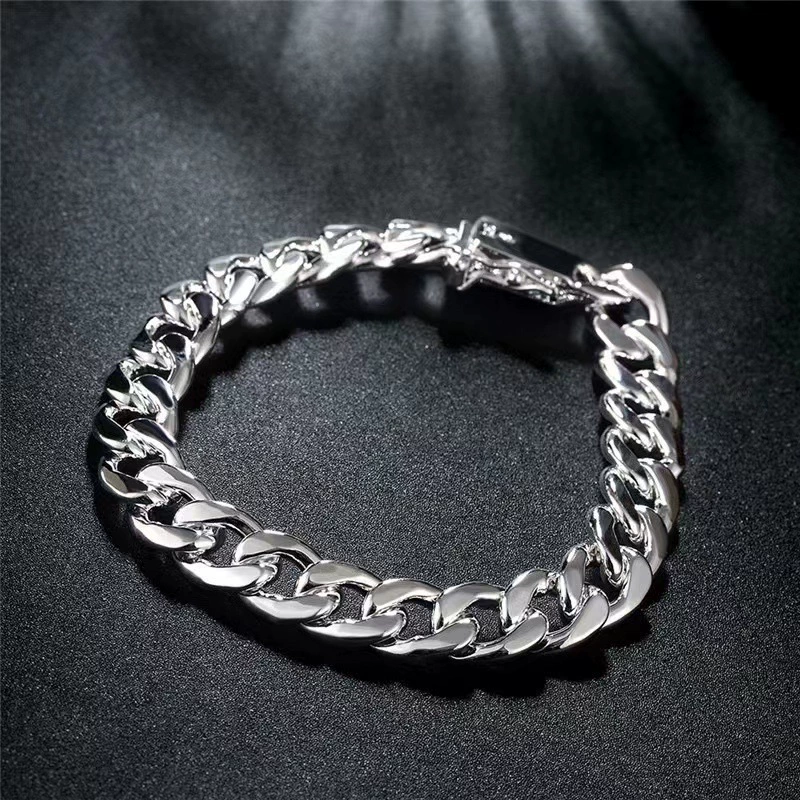Stainless Steel Cuban Chain Bracelet