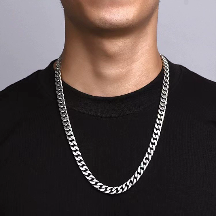 Stainless Steel Cuban Chain Bracelet