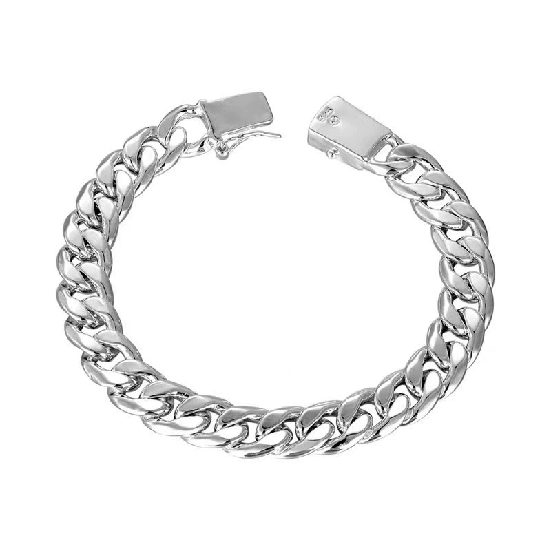 Stainless Steel Cuban Chain Bracelet