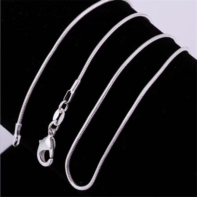Stainless Steel Snake Bone Necklace